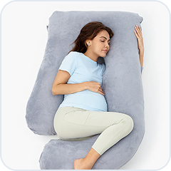 Momcozy U-Shaped Pregnancy Pillow